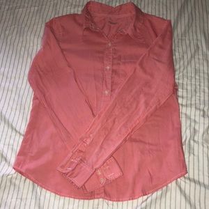Pink button up
